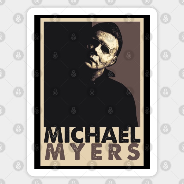 Michael Myers Pop Art Style Magnet by mia_me